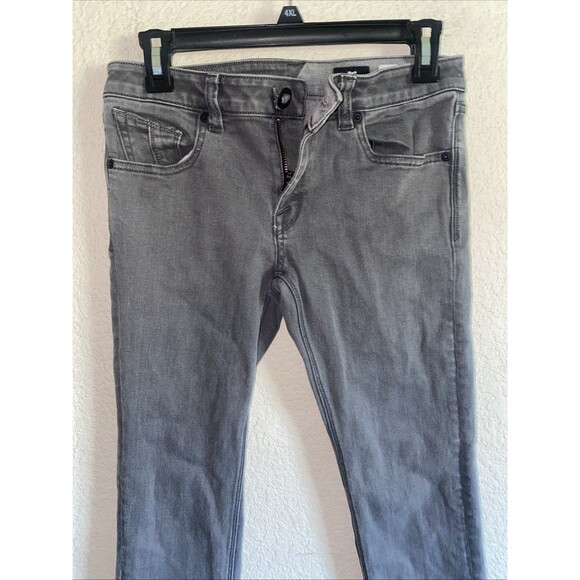 Volcom Skinny Gray Jeans 2x4 Modern Pants 28 EUC Y2k 90s Skater Boys - Picture 2 of 8